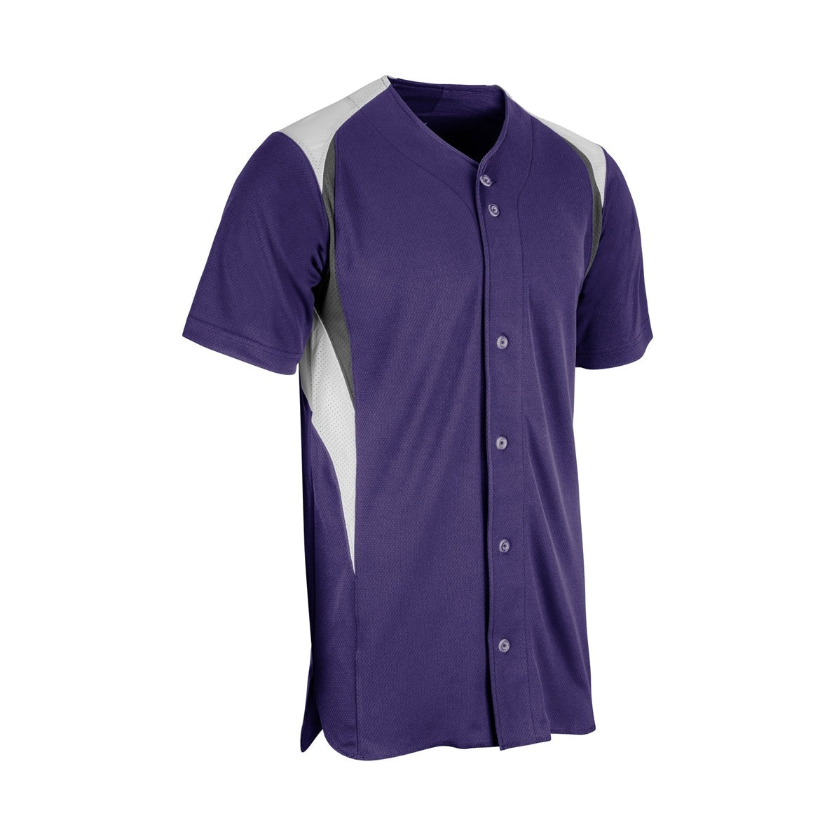 Champro Men's Bull Pen Full Button Baseball Jersey-1
