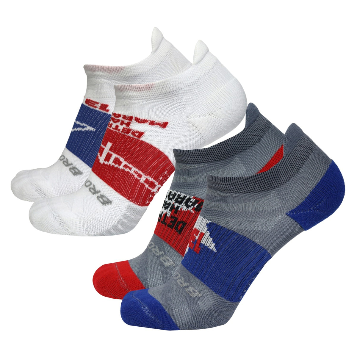 Brooks Ghost Lite No Show Socks 2-Pack-1