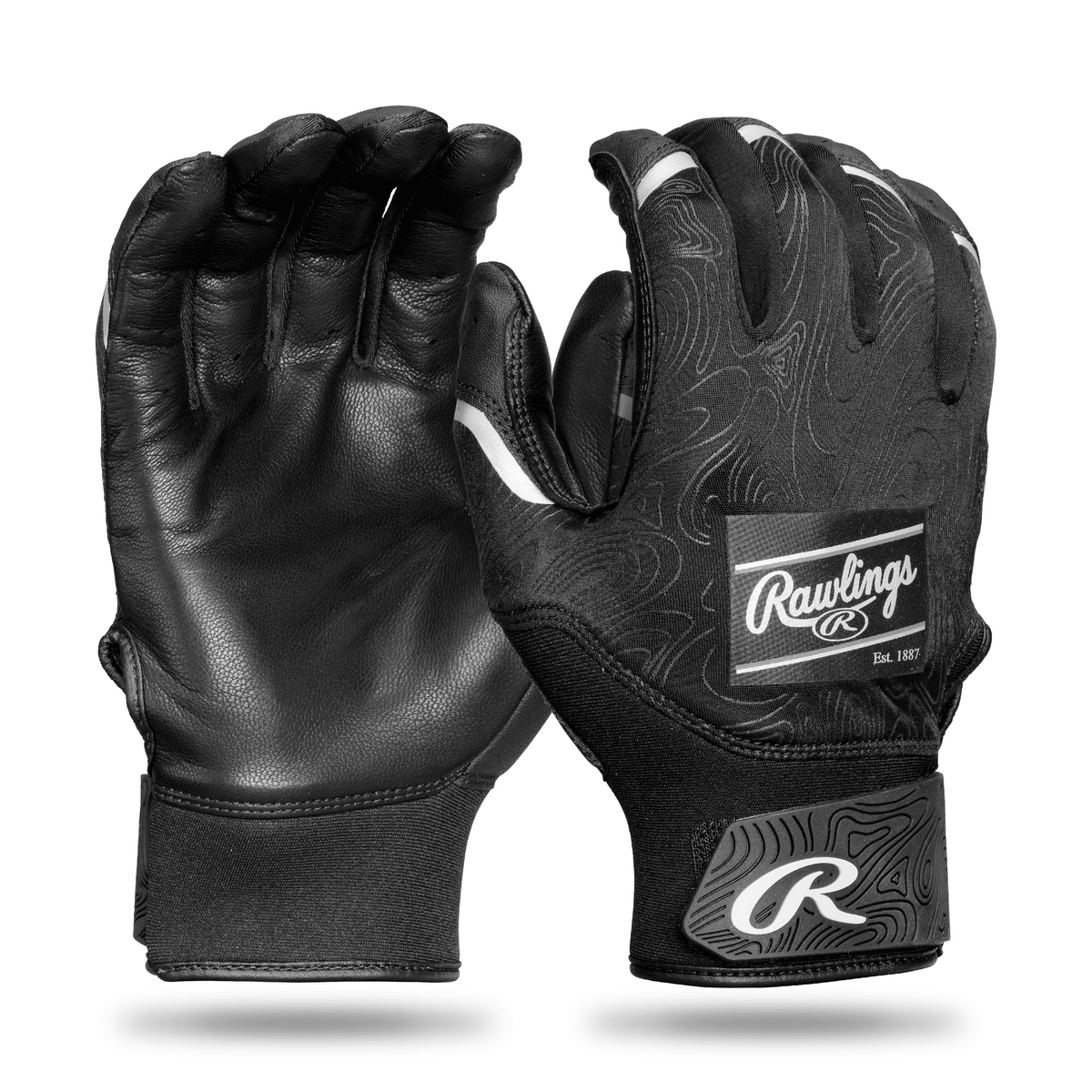 Rawlings Adult Clout Baseball Batting Gloves-1