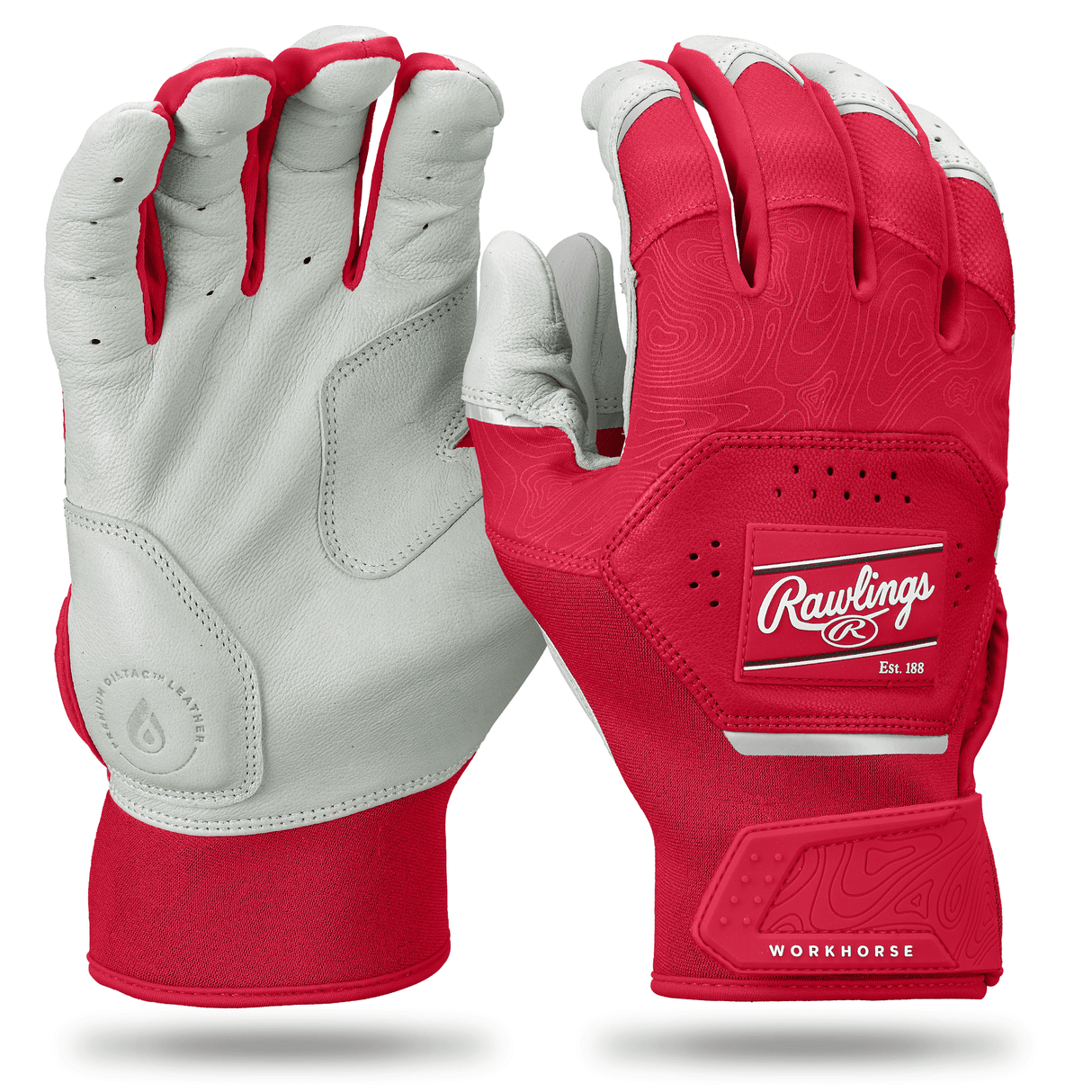 Rawlings Workhorse Youth Baseball Batting Gloves-1