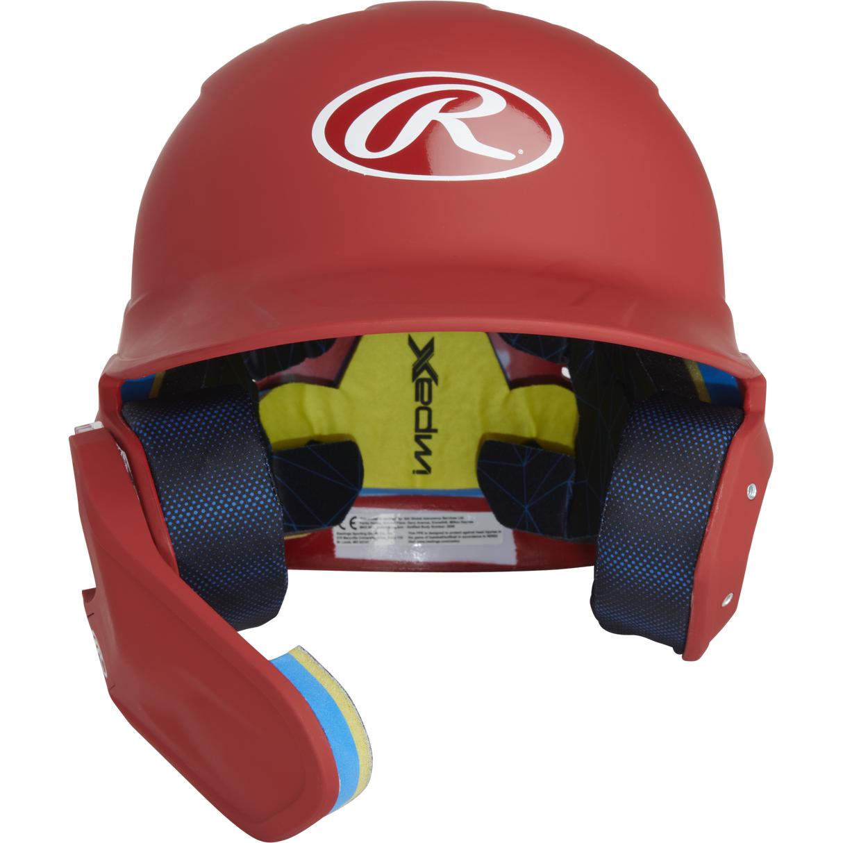 Rawlings Senior 2022 Mach 1-tone Matte Baseball Batting Helmet with Jaw Pad-1