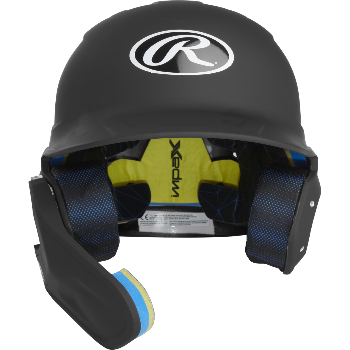 Rawlings Senior 2022 Mach 1-tone Matte Baseball Batting Helmet with Jaw Pad-1