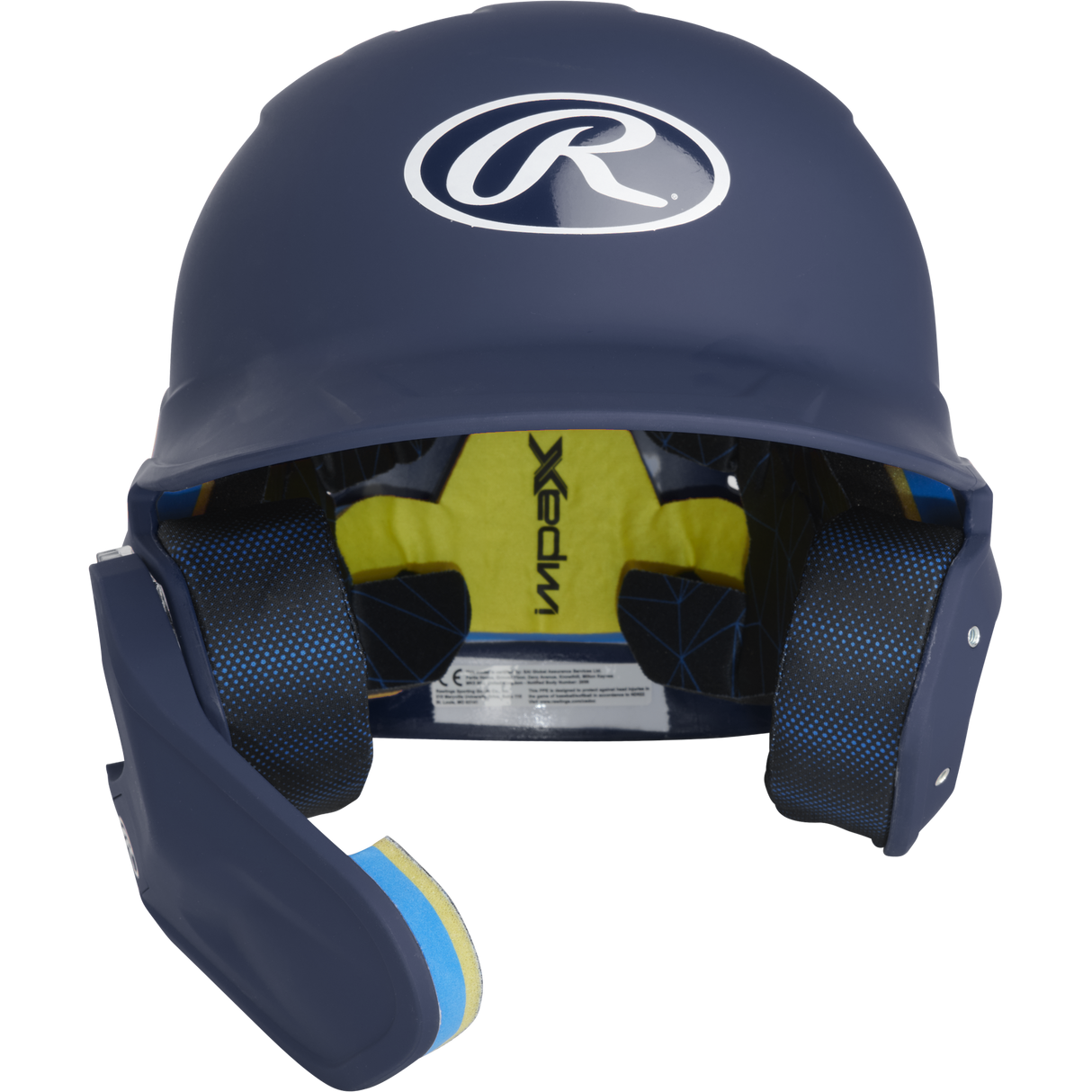 Rawlings Senior 2022 Mach 1-tone Matte Baseball Batting Helmet with Jaw Pad-1