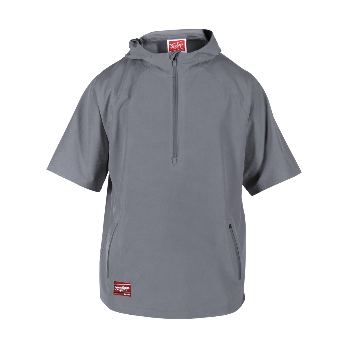 Rawlings Men's Colorsync Short Sleeve Hooded Jacket-1
