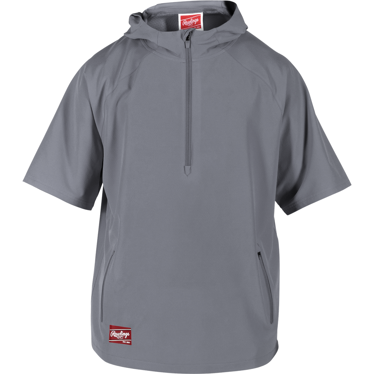 Rawlings Men's Colorsync Short Sleeve Hooded Jacket-1