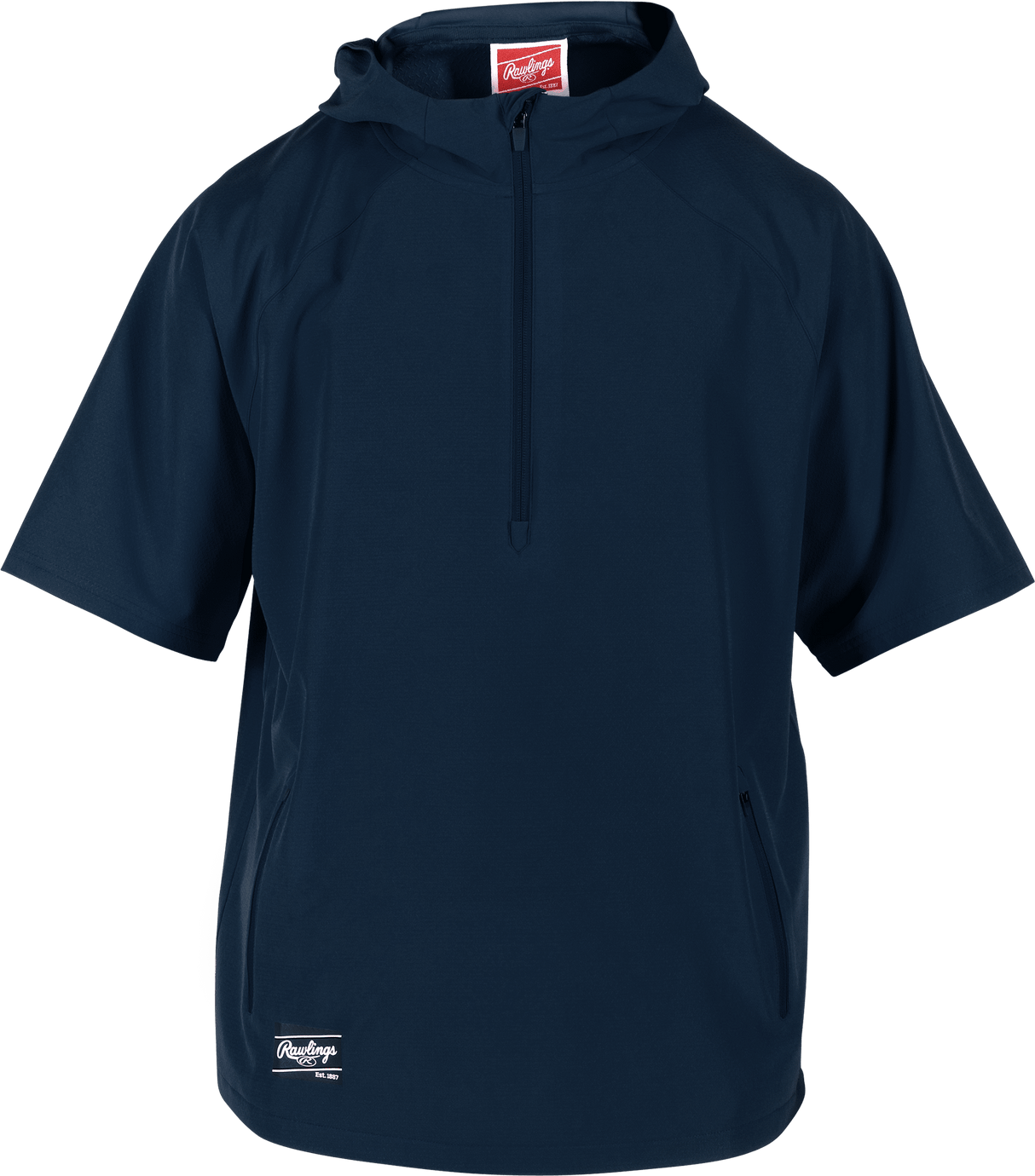 Rawlings Men's Colorsync Short Sleeve Hooded Jacket-1