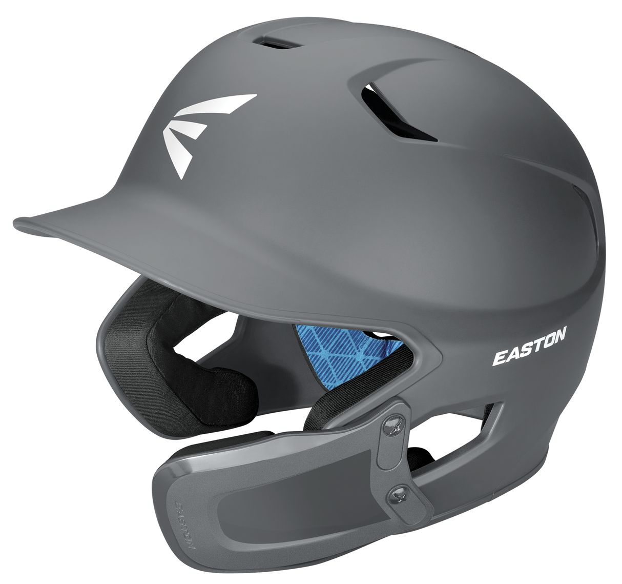Easton Z5 2.0 Matte Solid Baseball Batting Helmet with Universal Jaw Guard