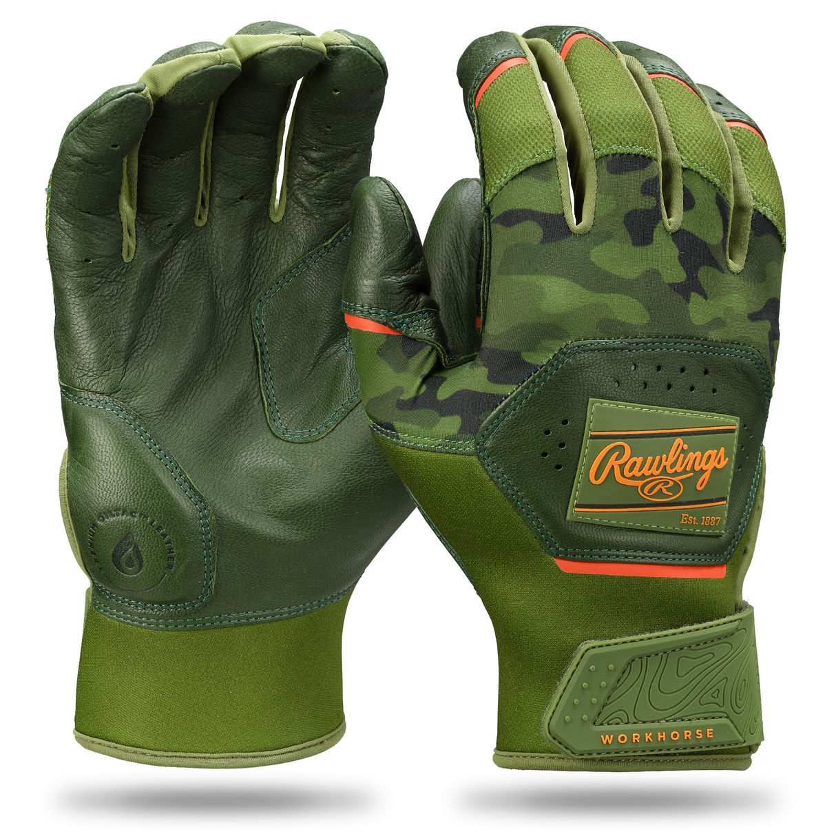 Rawlings Workhorse Baseball Batting Gloves-1