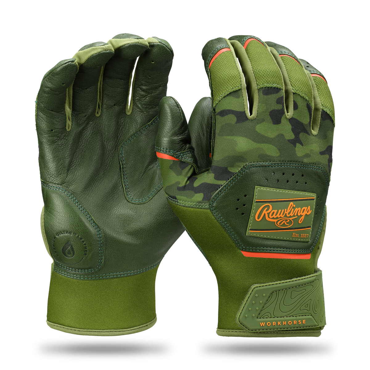 Rawlings Workhorse Baseball Batting Gloves-1