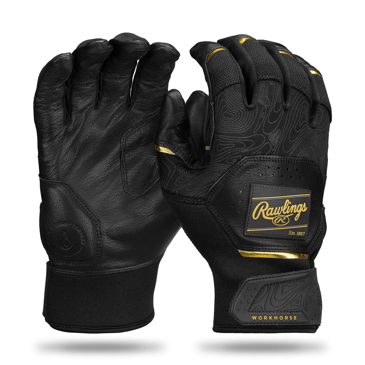 Rawlings Workhorse Baseball Batting Gloves-1