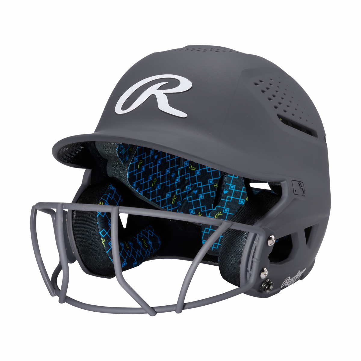 Rawlings Rx2 Softball Batting Helmet with Face Mask-1