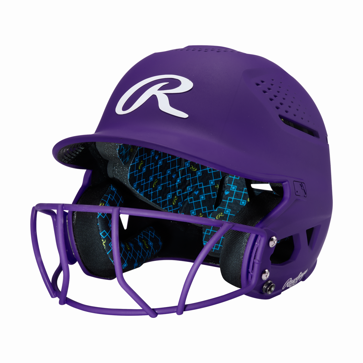 Rawlings Rx2 Softball Batting Helmet with Face Mask-1