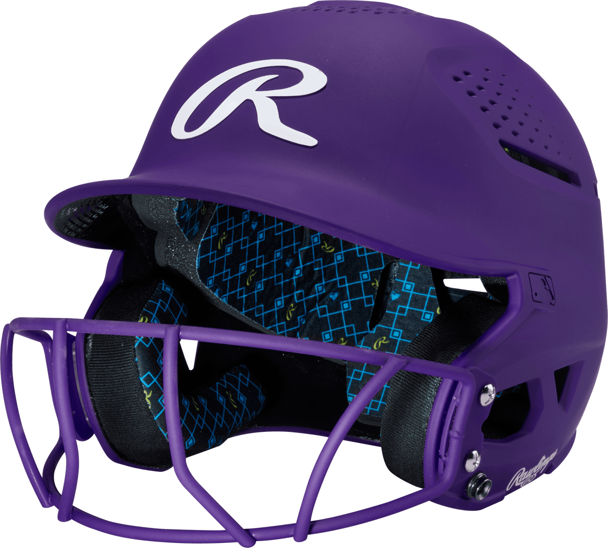Rawlings Rx2 Softball Batting Helmet with Face Mask-1