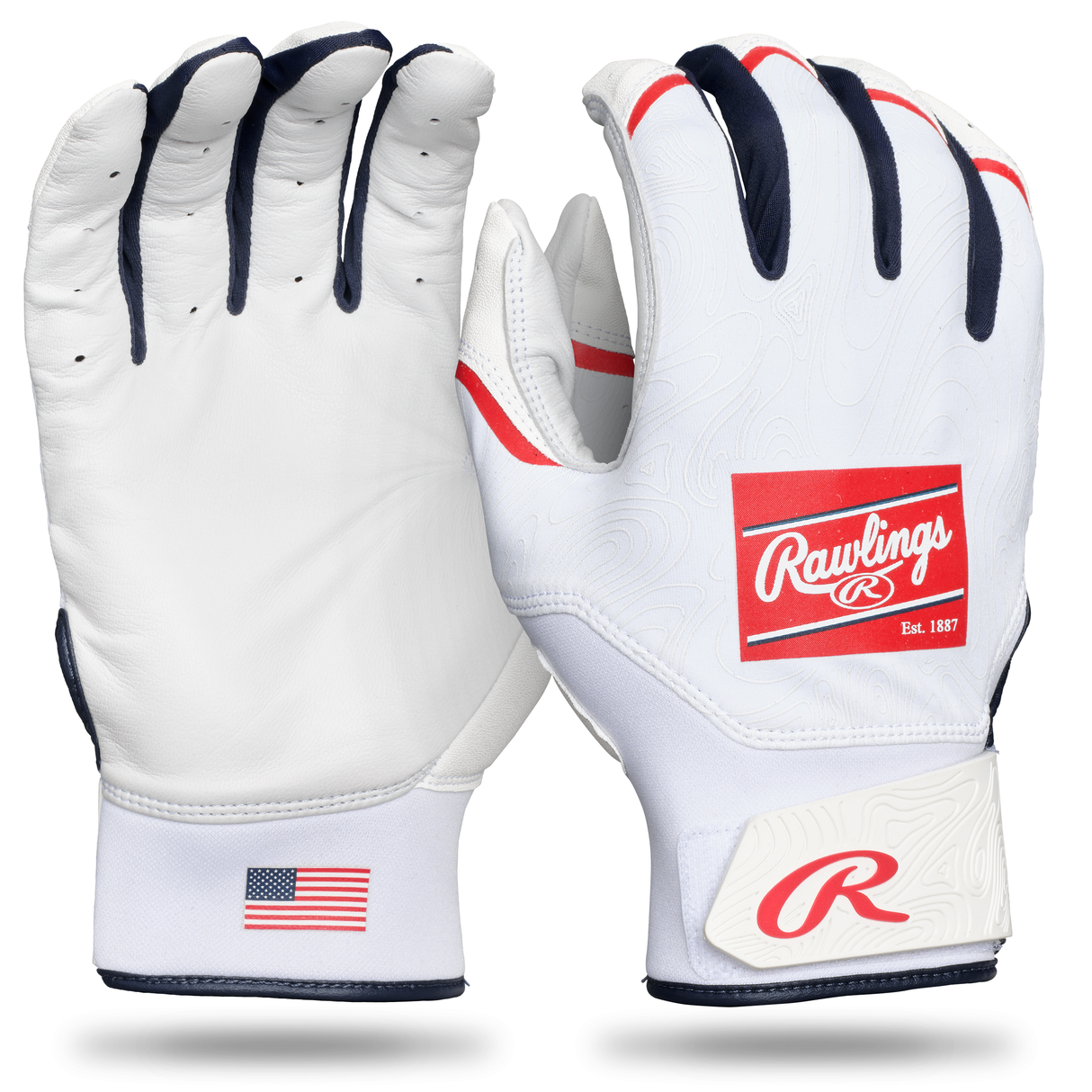Rawlings Youth Clout Baseball Batting Gloves-1
