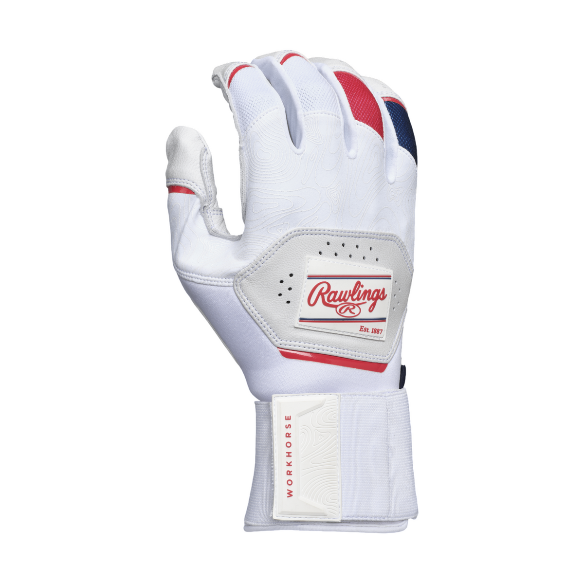 Rawlings Workhorse Compression Strap Baseball Batting Gloves Baseball Batting Gloves Adult