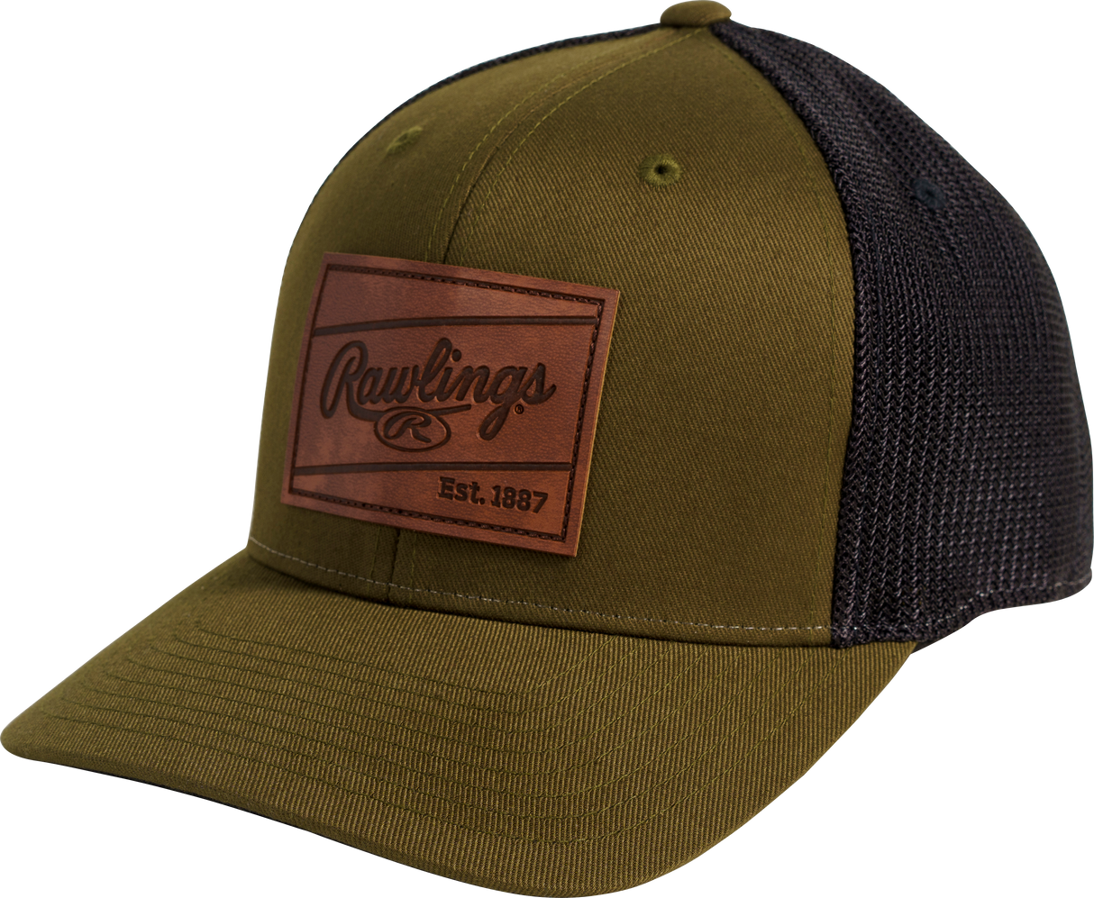 Rawlings Leather Patch Hat-1
