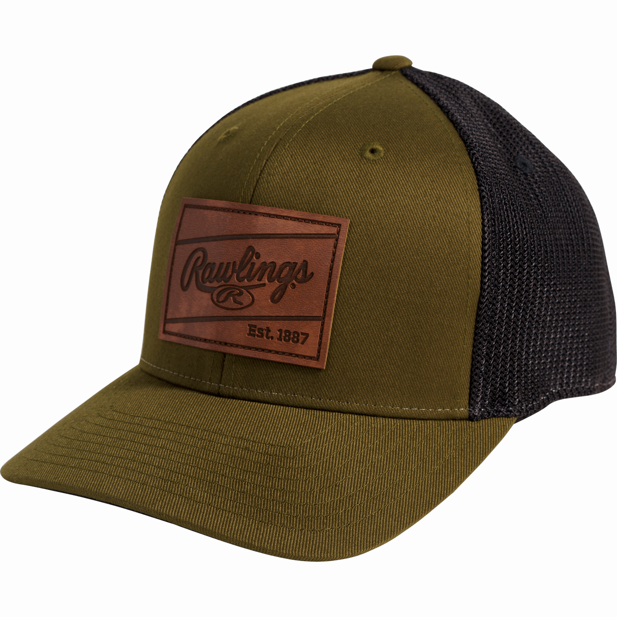 Rawlings Leather Patch Hat-1