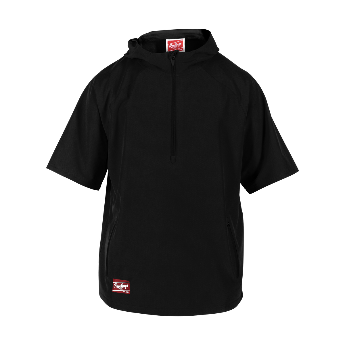 Rawlings Youth Colorsync Short Sleeve Hooded Jacket-1