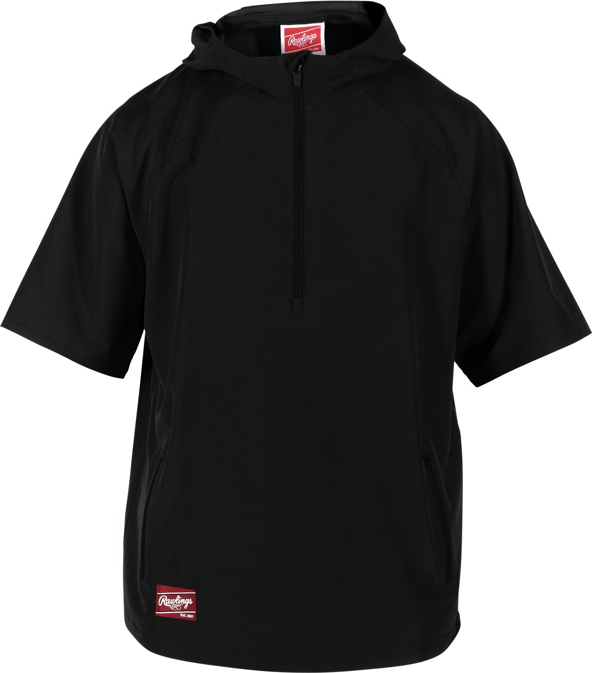 Rawlings Youth Colorsync Short Sleeve Hooded Jacket-1