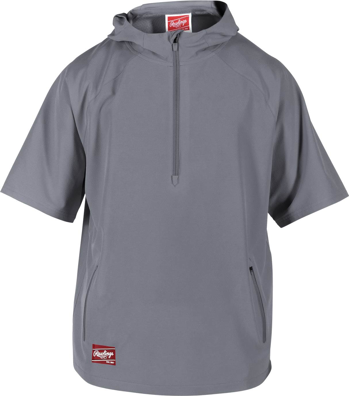 Rawlings Youth Colorsync Short Sleeve Hooded Jacket-1