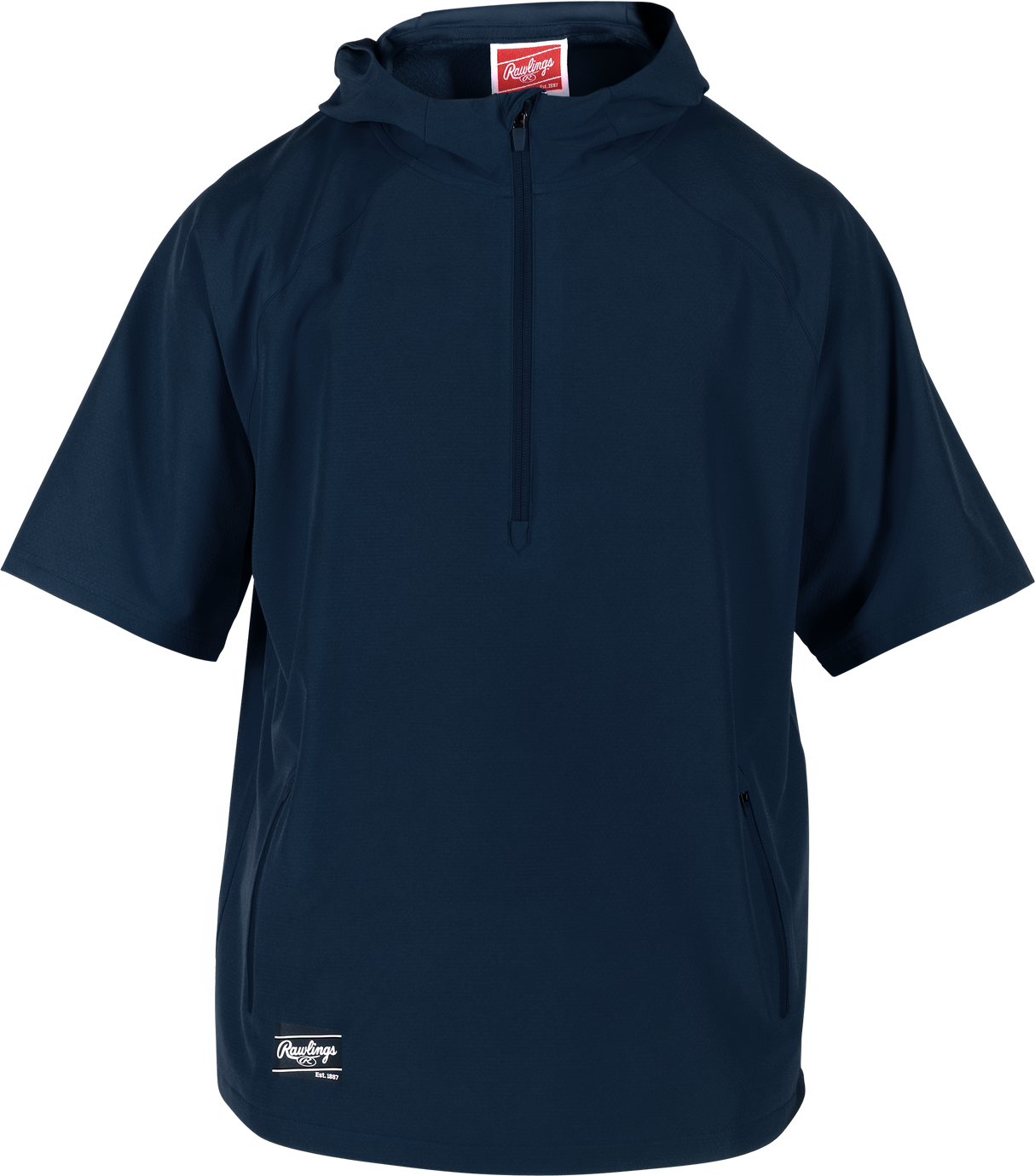 Rawlings Youth Colorsync Short Sleeve Hooded Jacket-1