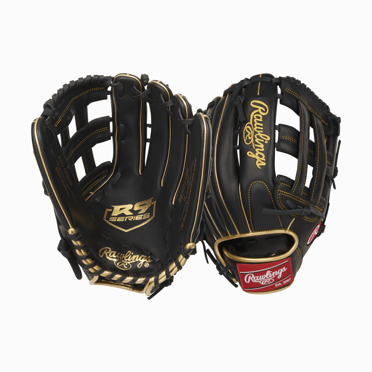 Rawlings R9 12.75" Outfield Baseball Glove-1