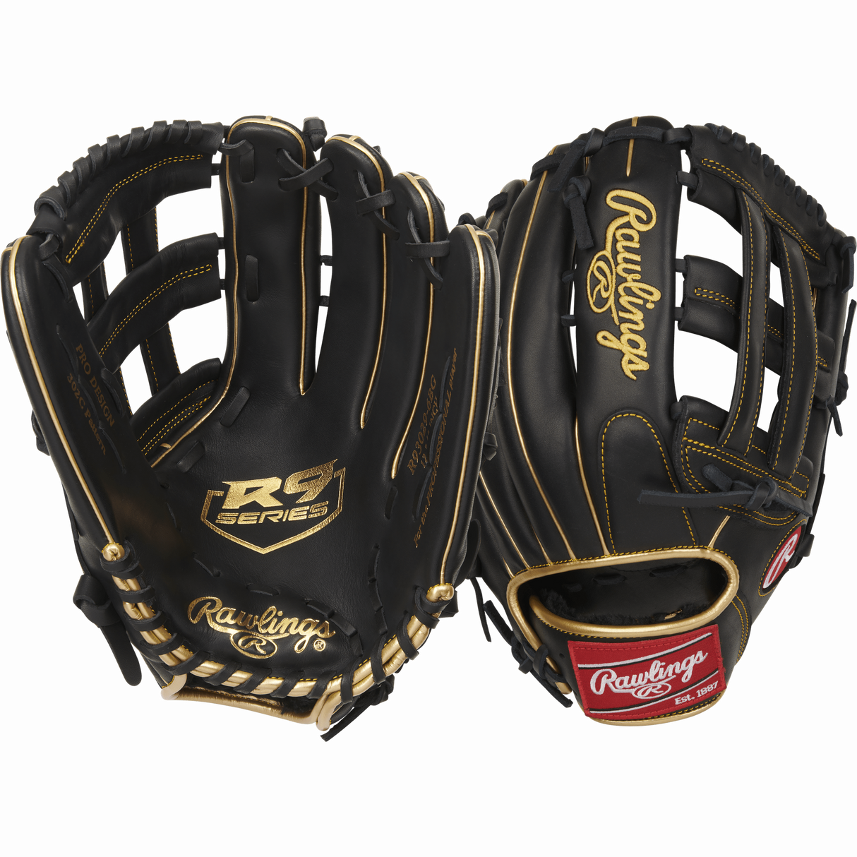 Rawlings R9 12.75" Outfield Baseball Glove-1