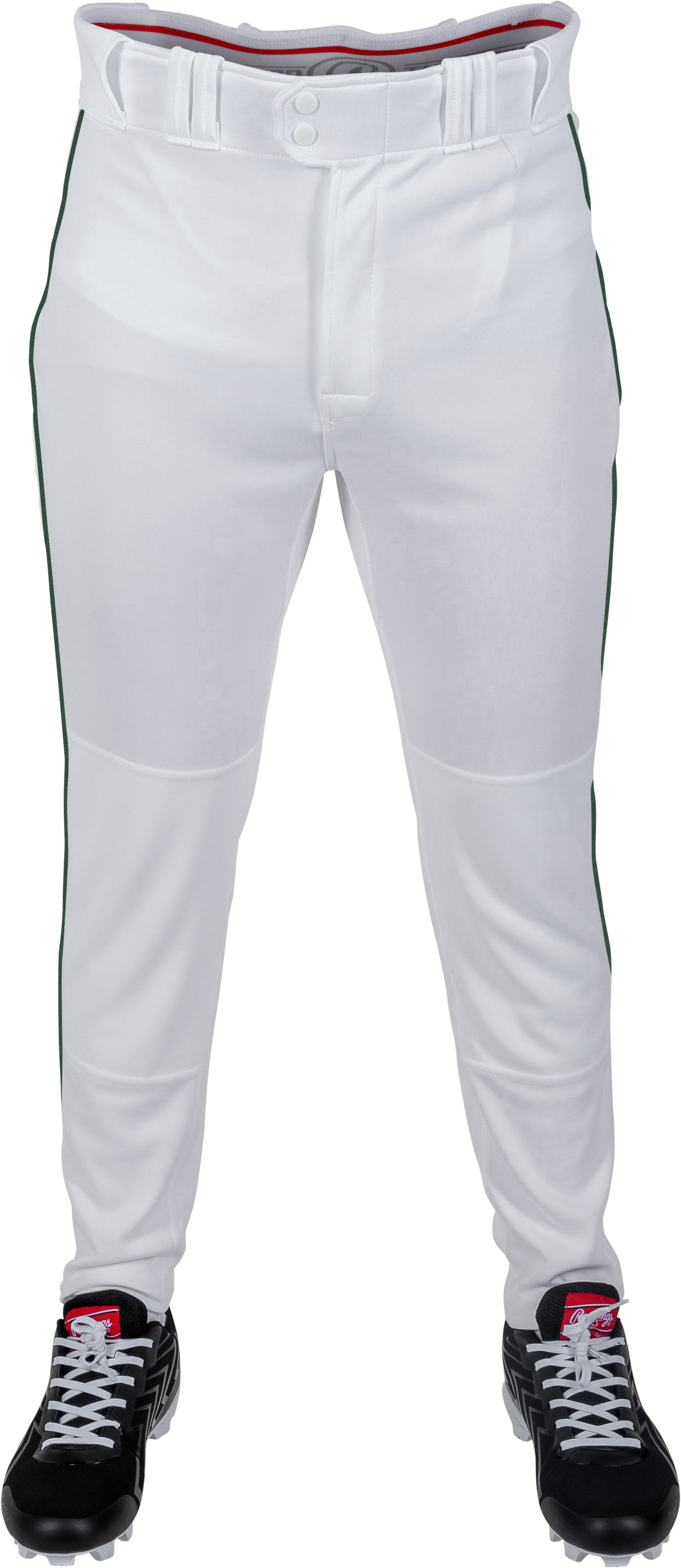Rawlings Adult 150 Jogger Fit Baseball Pant with Piping-1