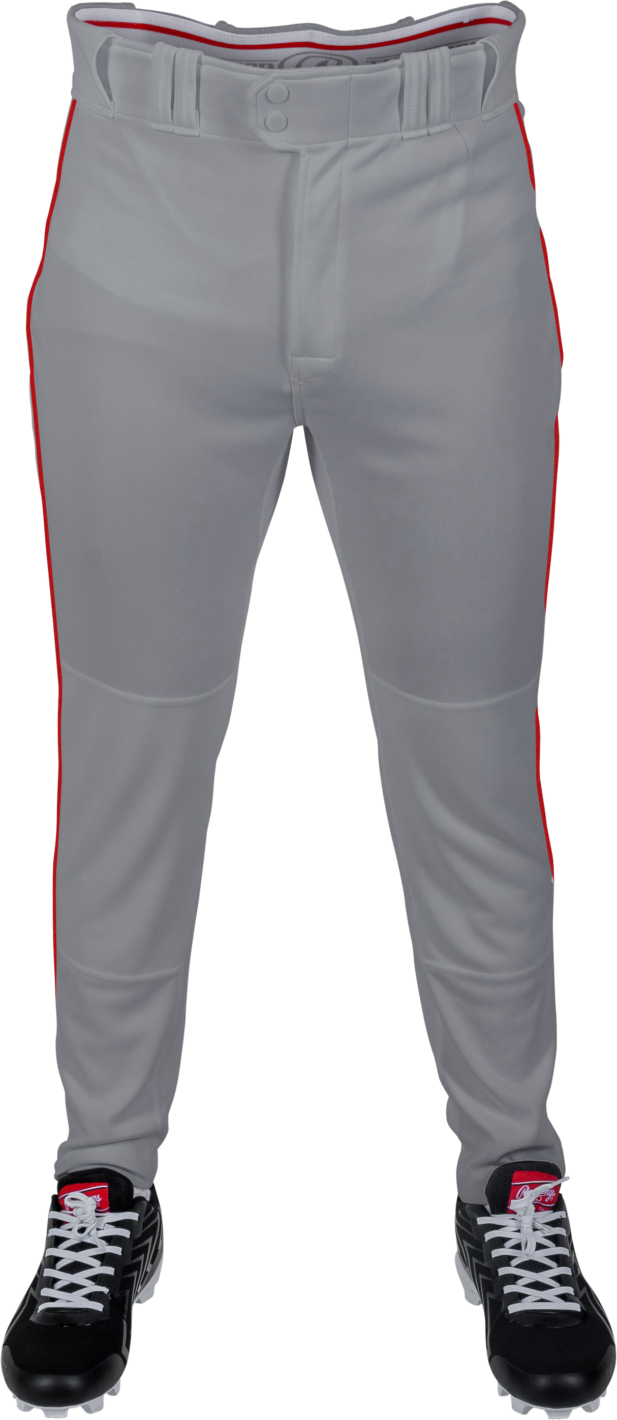 Rawlings Adult 150 Jogger Fit Baseball Pant with Piping-1