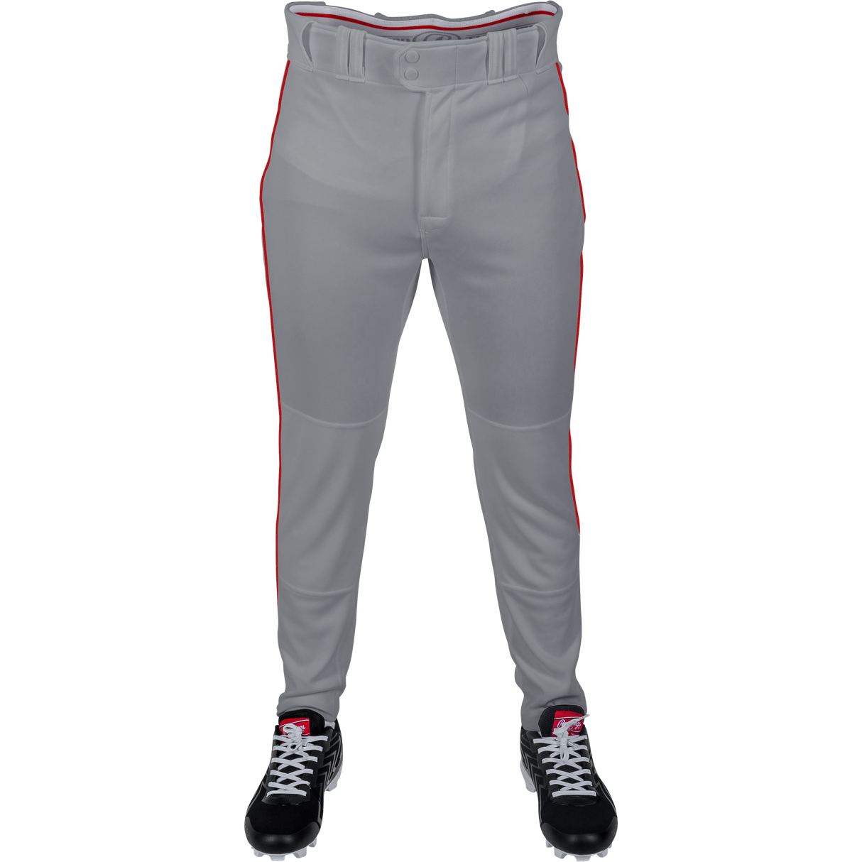 Rawlings Adult 150 Jogger Fit Baseball Pant with Piping-1
