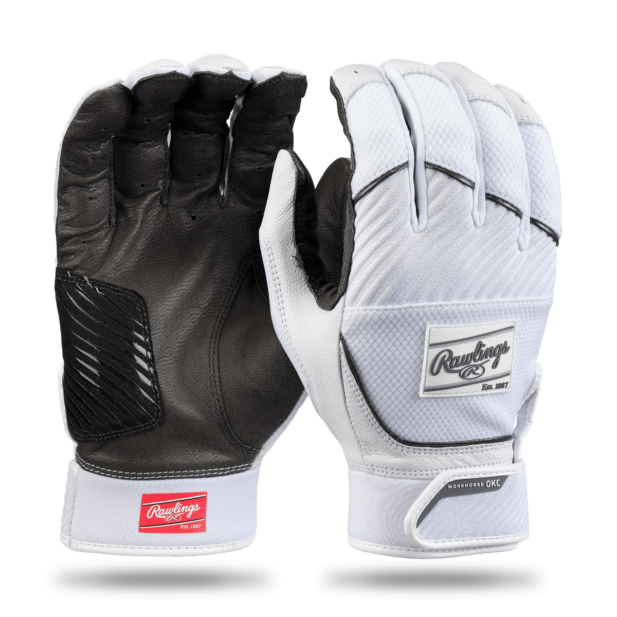 Rawlings Women's Workhorse Okc Fastpitch Softball Batting Gloves-1