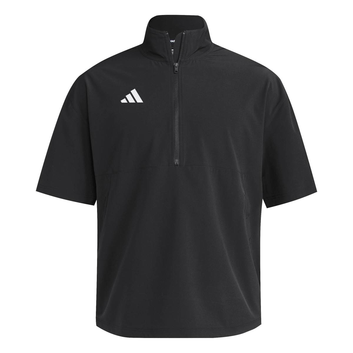 adidas Men's Short Sleeve Quarter Zip Woven Jacket-1