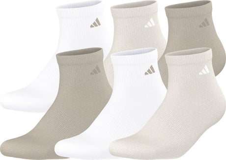 adidas Men's Athletic Cushioned Quarter Socks 3-Pairs Unisex Accessories Socks