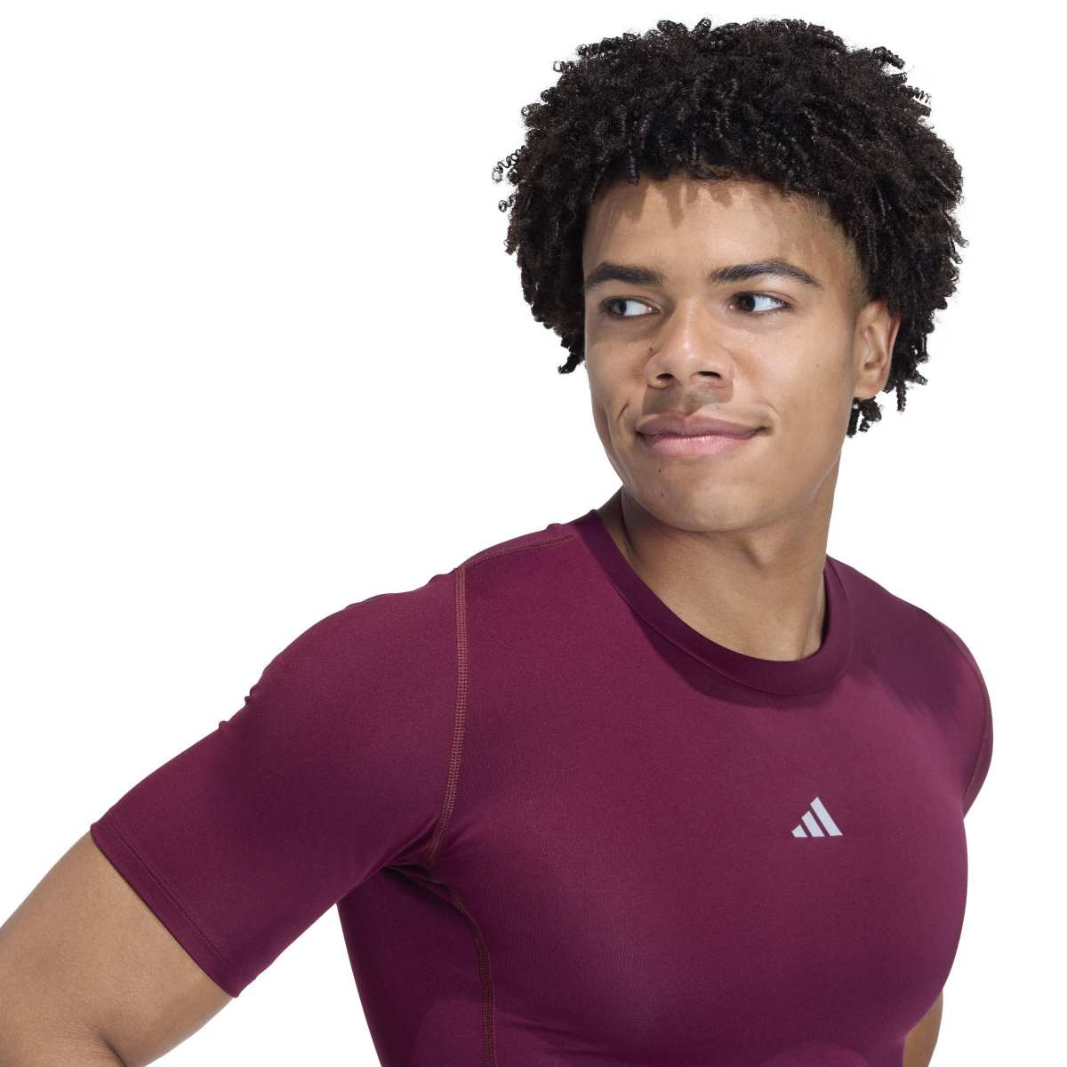 adidas Men's Techfit Soccer Training T-Shirt-7
