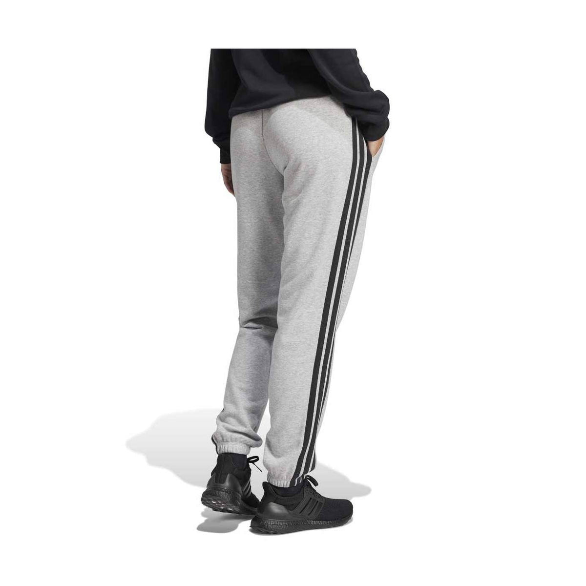 adidas Women's Essentials 3-Stripes French Terry Cuffed Pants-4