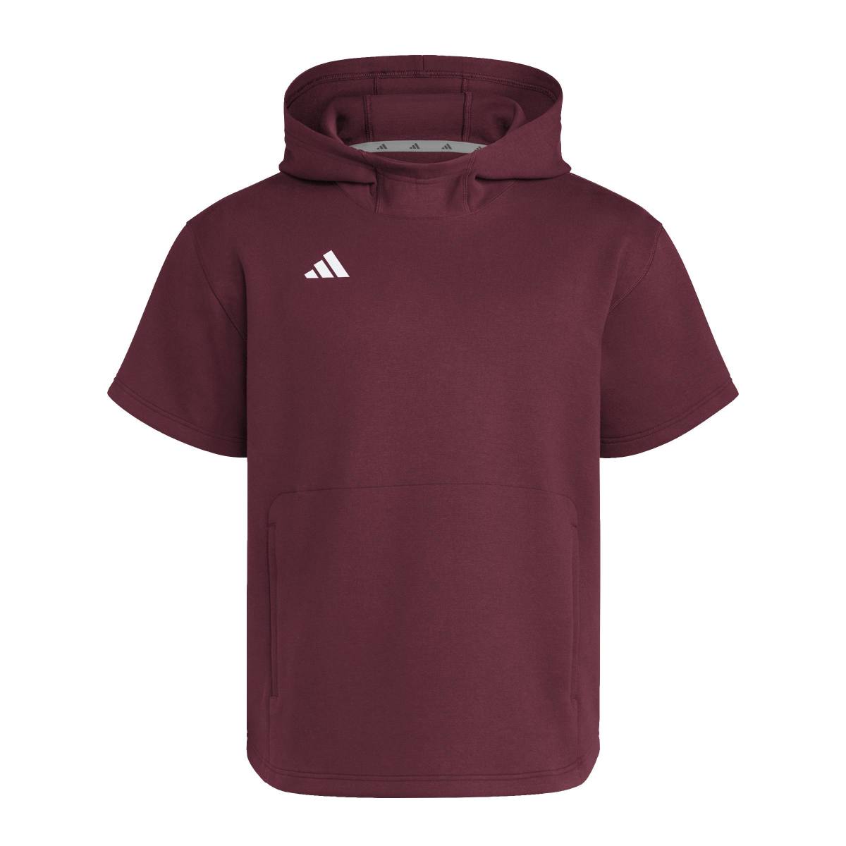 adidas Men's Dugout Short Sleeve Baseball Hoodie-1