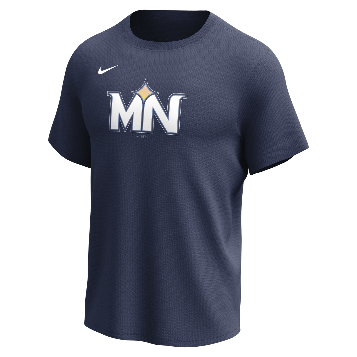 Nike Minnesota Twins Men's Crew Neck Synthetic Tee