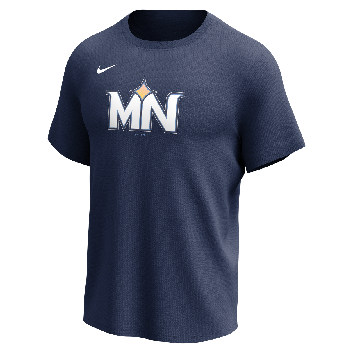 Nike Minnesota Twins Men's Crew Neck Synthetic Tee