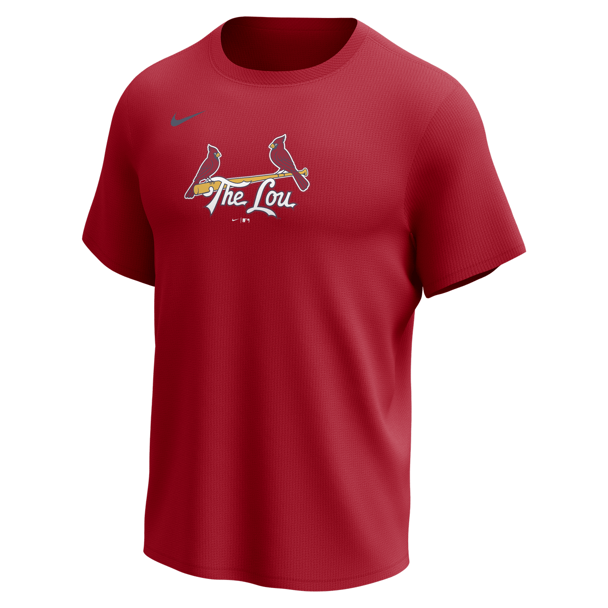 Nike St.louis Cardinals 1967-97 Adult Institutional Short Sleeve Cooperstown Crew Neck