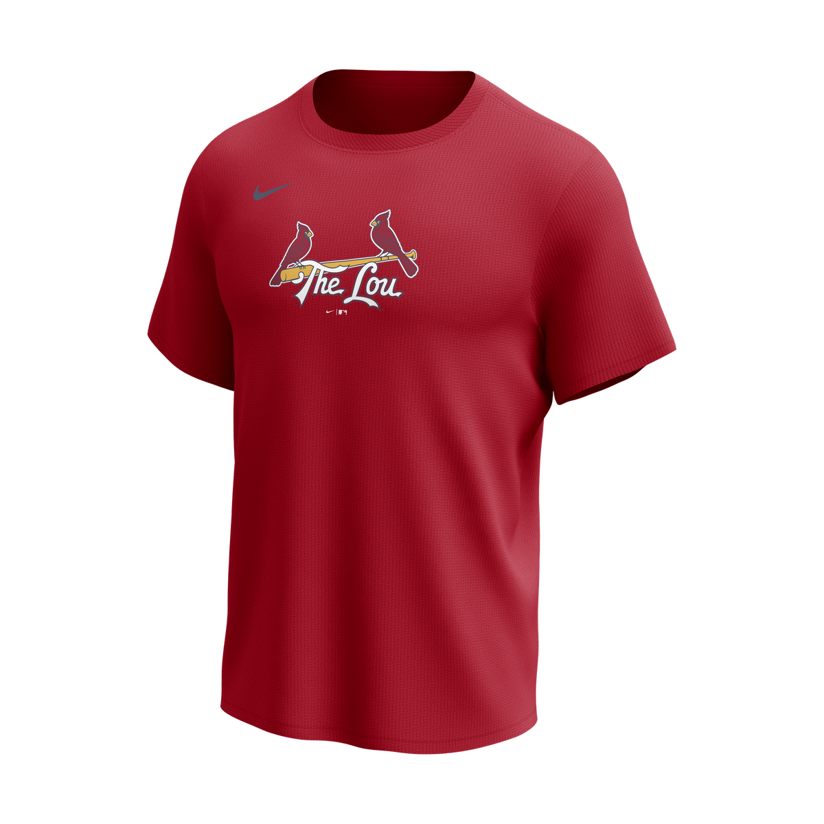 Nike St.louis Cardinals 1967-97 Adult Institutional Short Sleeve Cooperstown Crew Neck
