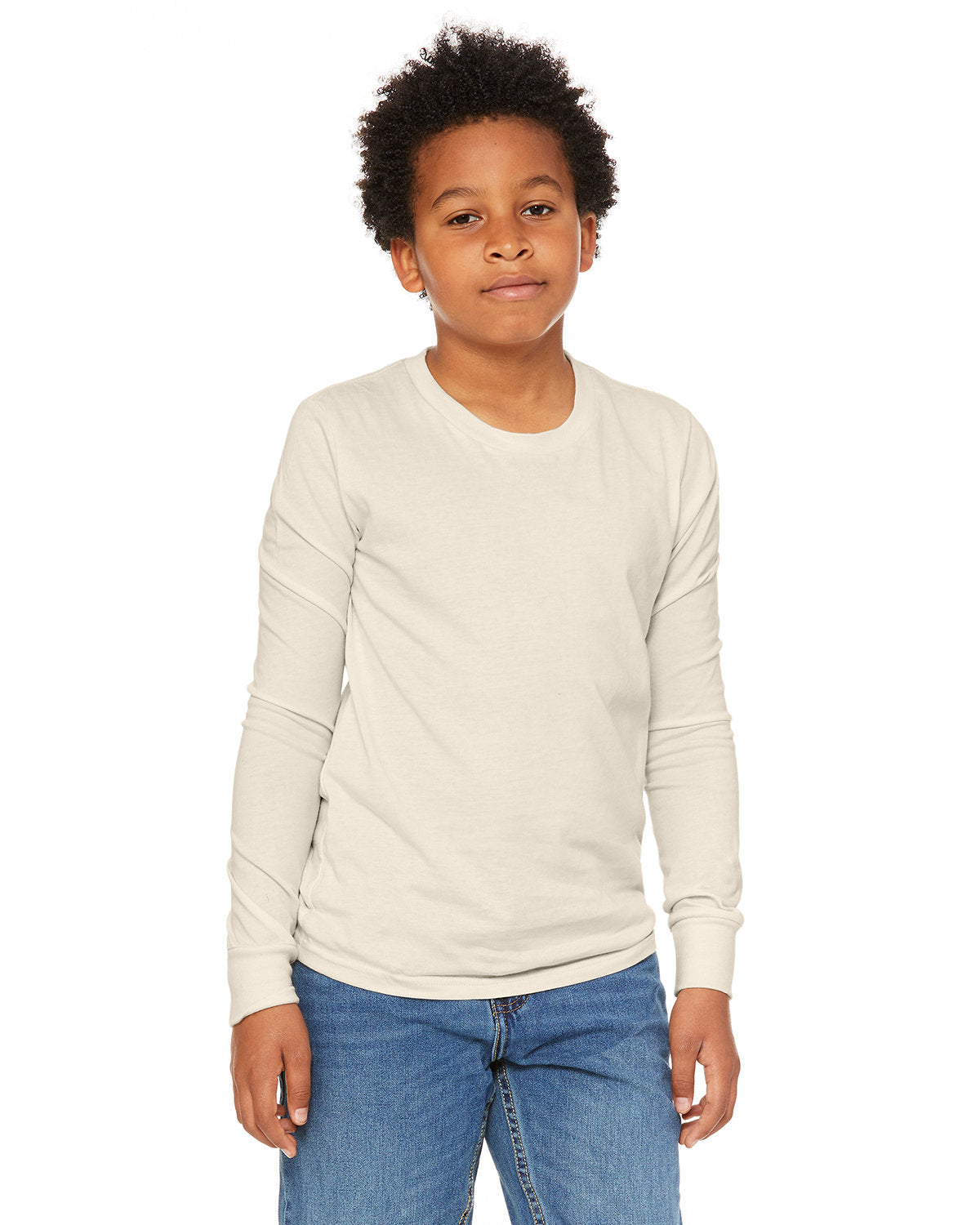 BELLA + CANVAS Youth Jersey Long Sleeve T-Shirt BC3501Y Youth Apparel Shirts & Tops