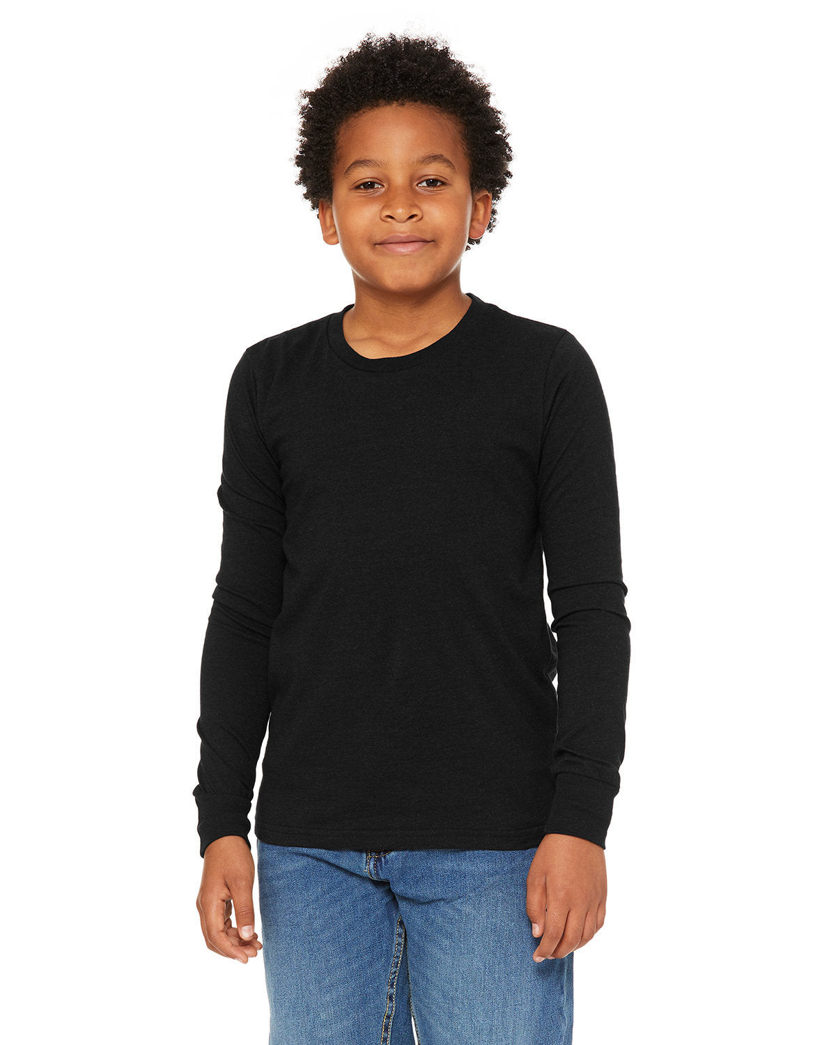 BELLA + CANVAS Youth Jersey Long Sleeve T-Shirt BC3501Y Youth Apparel Shirts & Tops