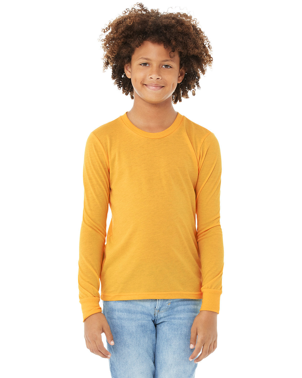 BELLA + CANVAS Youth Jersey Long Sleeve T-Shirt BC3501Y Youth Apparel Shirts & Tops