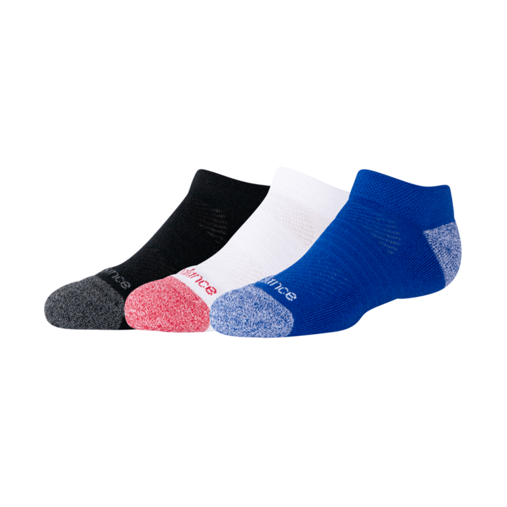 New Balance Youth Active No Show Socks 3 Pack-1