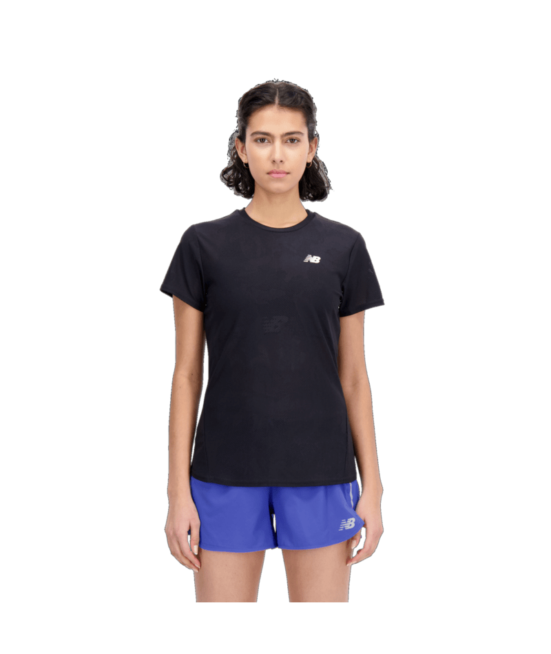 New Balance Women's Q Speed Jacquard Short Sleeve-1