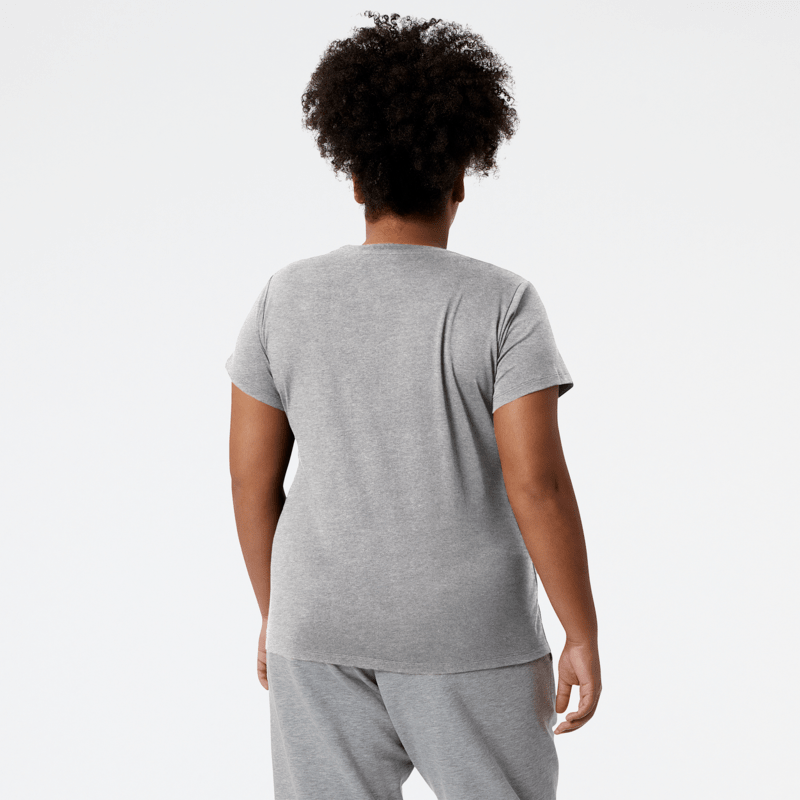 New Balance Women's Essentials Stacked Logo Tee-3