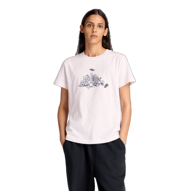 New Balance Women's Athletics Pile T-Shirt-1