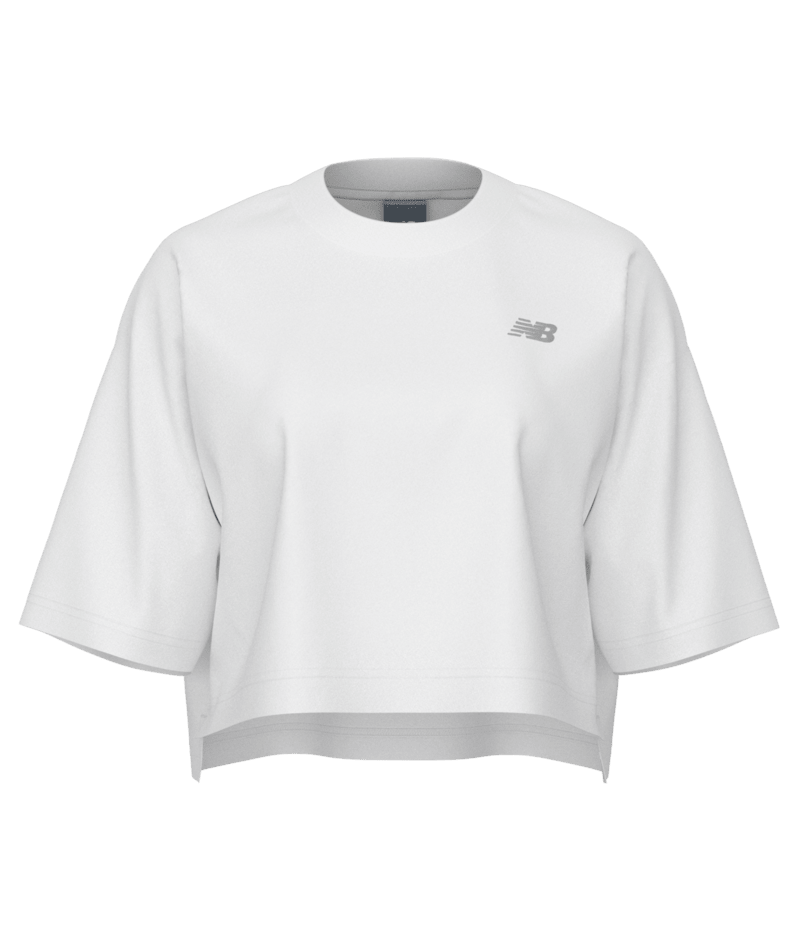 New Balance Women's Logo Oversized Jersey T-Shirt-1
