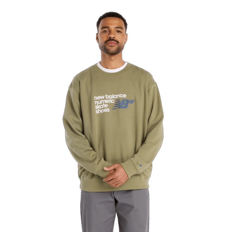 New Balance Men's Numeric French Terry Crew-1