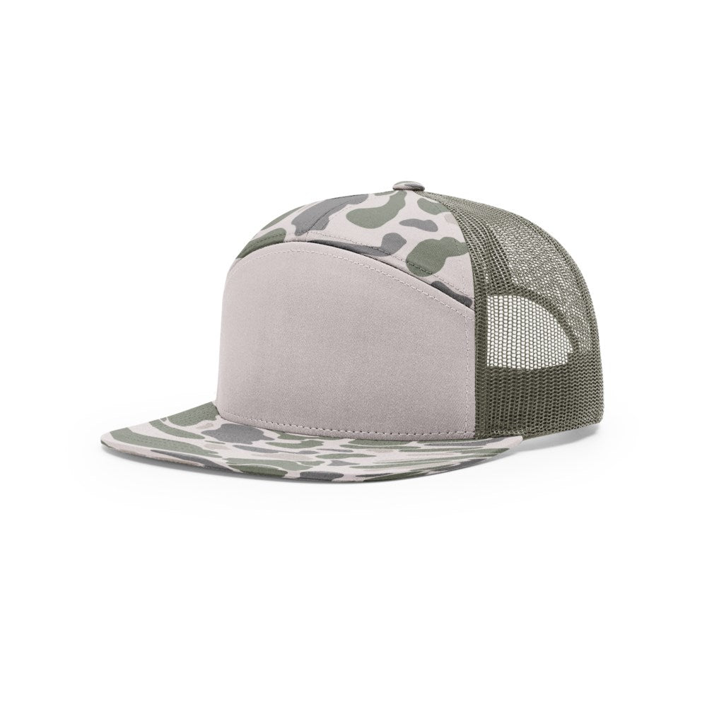 Richardson 168P Printed 7 Panel Mesh Back Hat